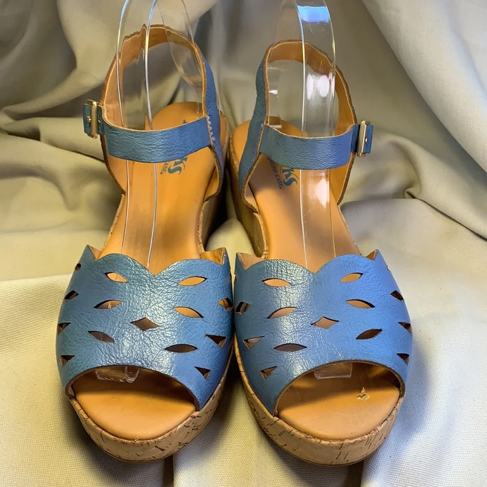 Korks by Kork-Ease almost NEW leather platforms